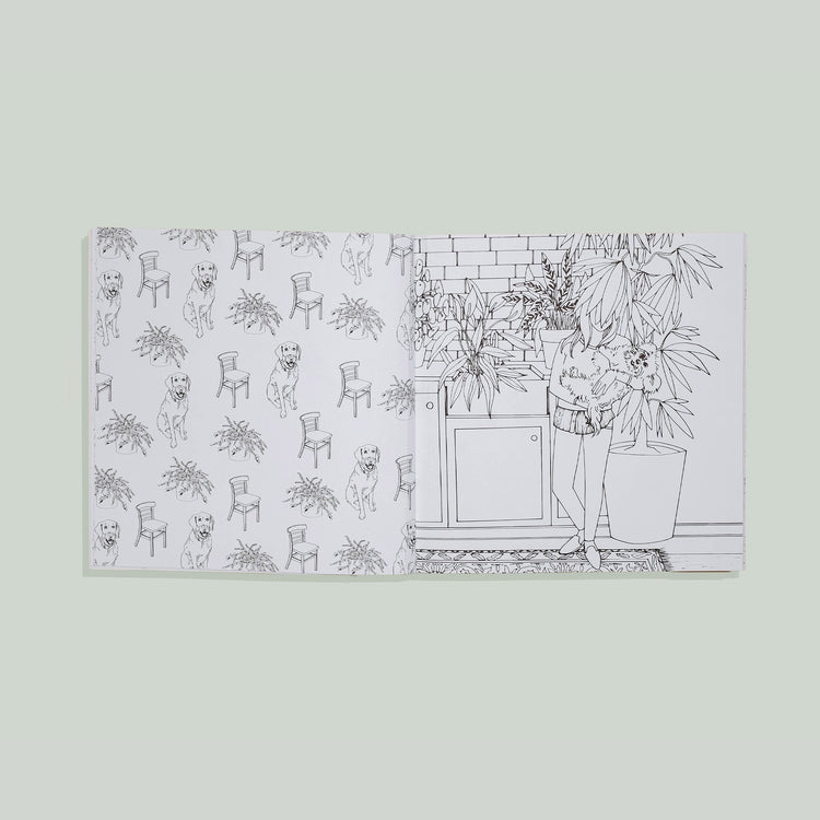 Plant Lady: A Coloring Book