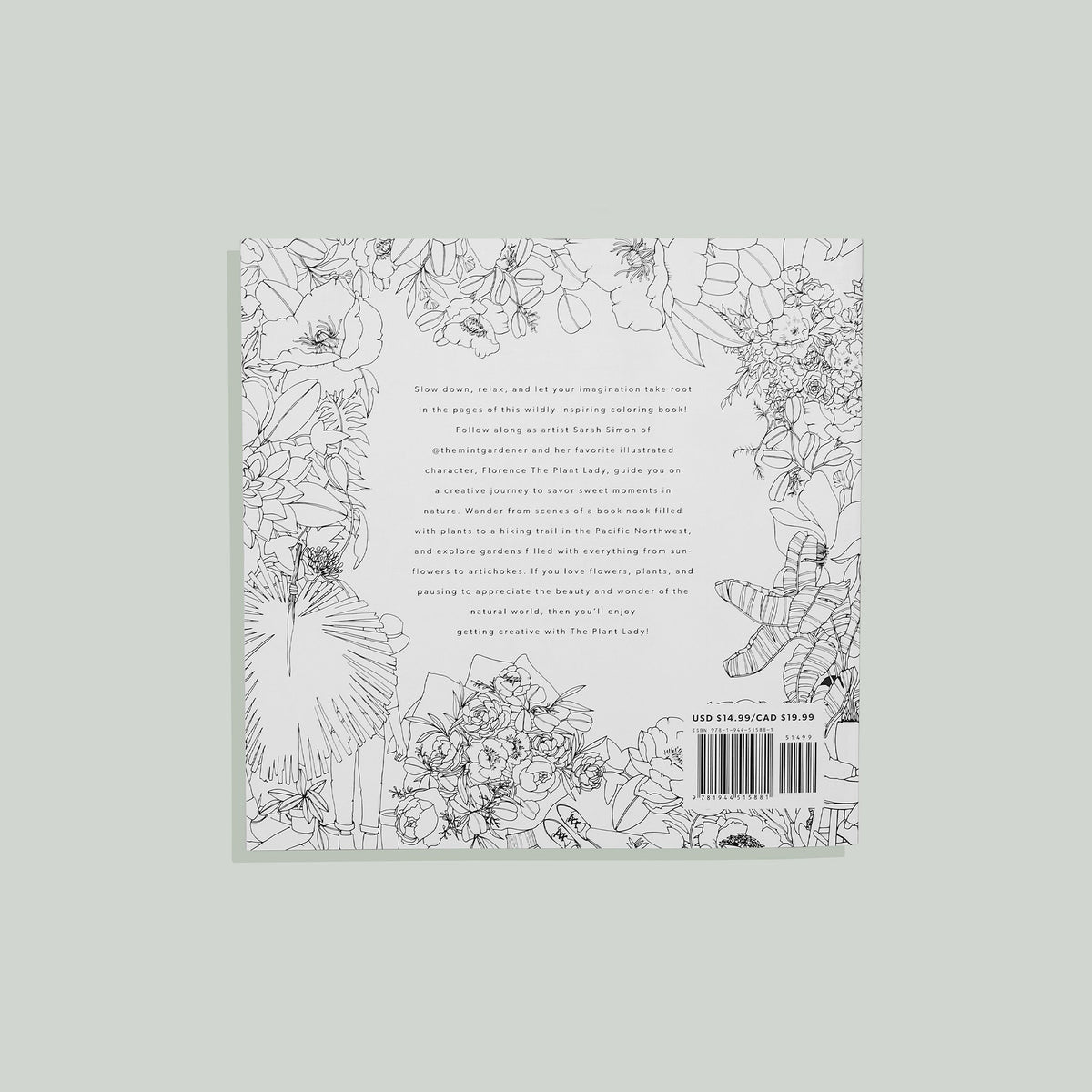 Plant Lady: A Coloring Book