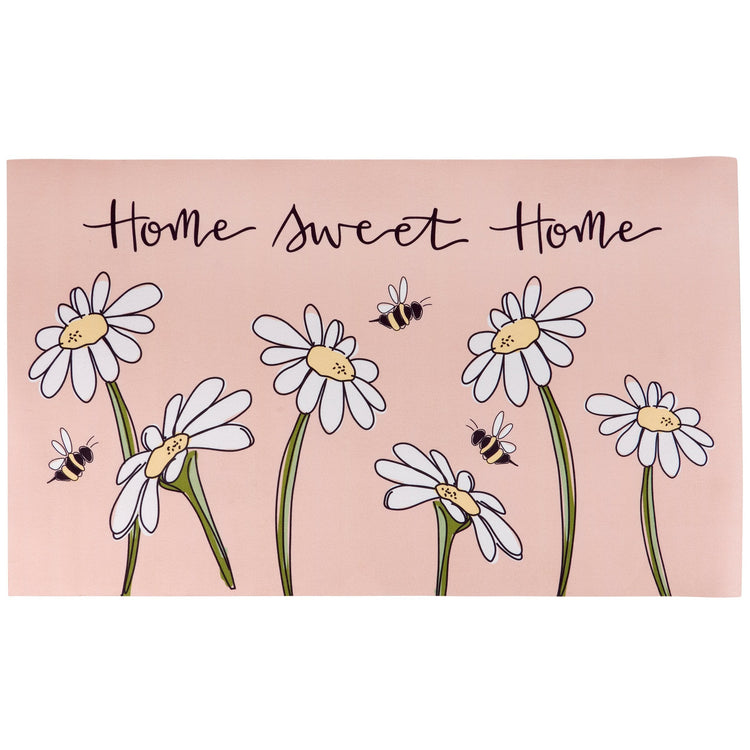 Daisy “Home Sweet Home” Indoor/Outdoor Rug – 34" x 20"
