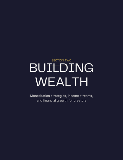 The Wealthy Content Creator Guide