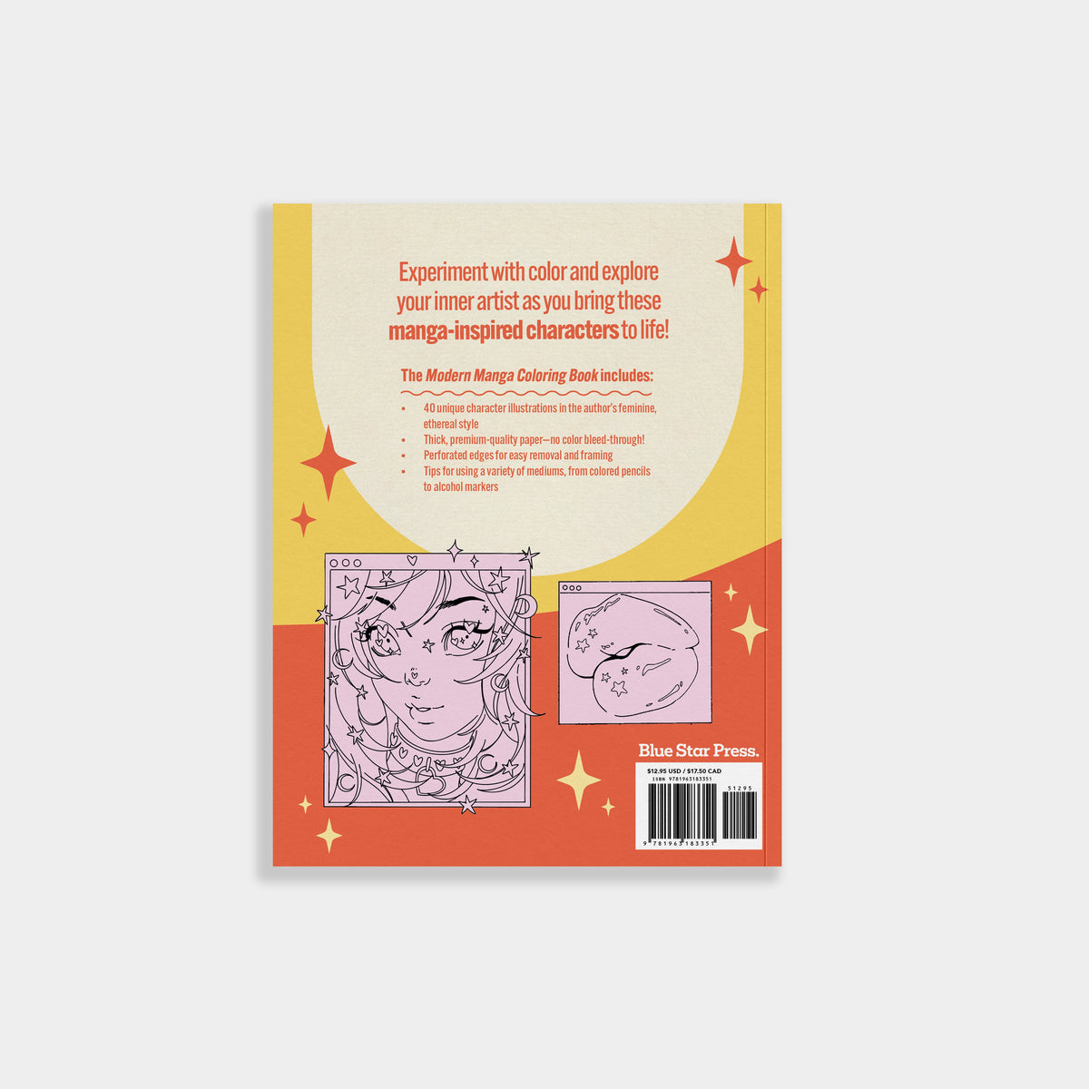 The Modern Manga Coloring Book