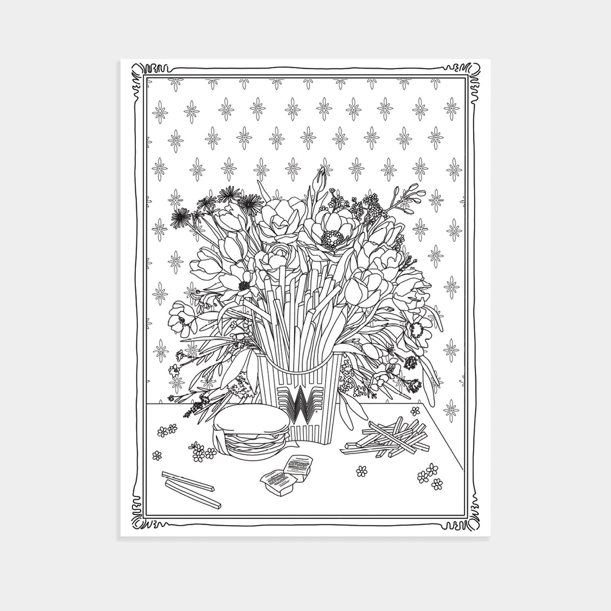 Whataburger Coloring Posters
