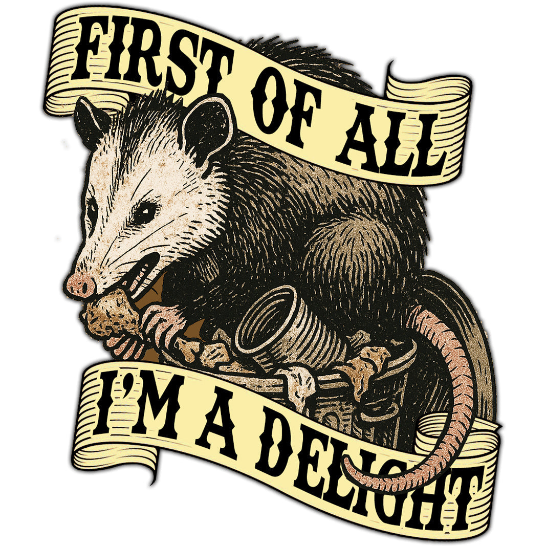 First of All I'm a Delight Flexible Magnet