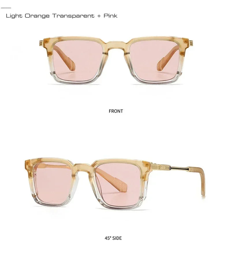 Luxury Sunglasses Retro Rivets