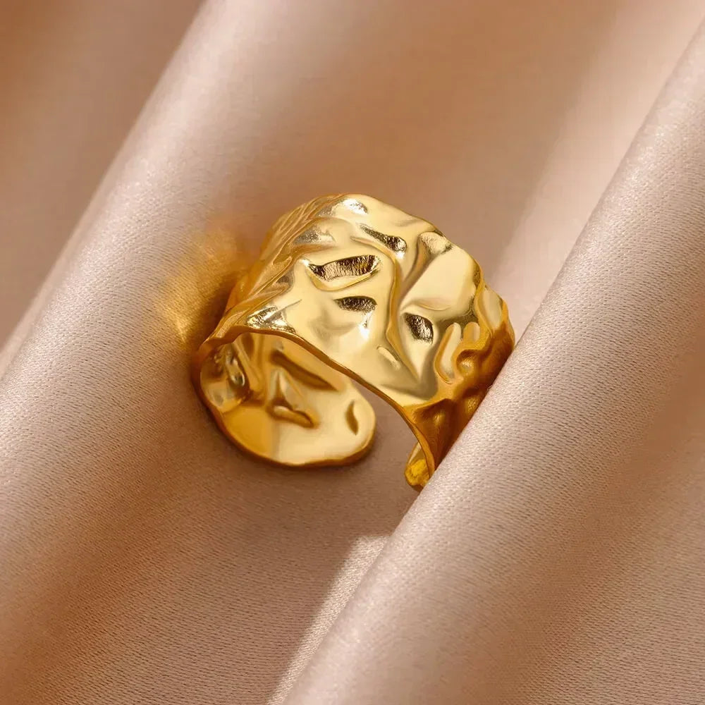 Stainless Steel Flower Rings