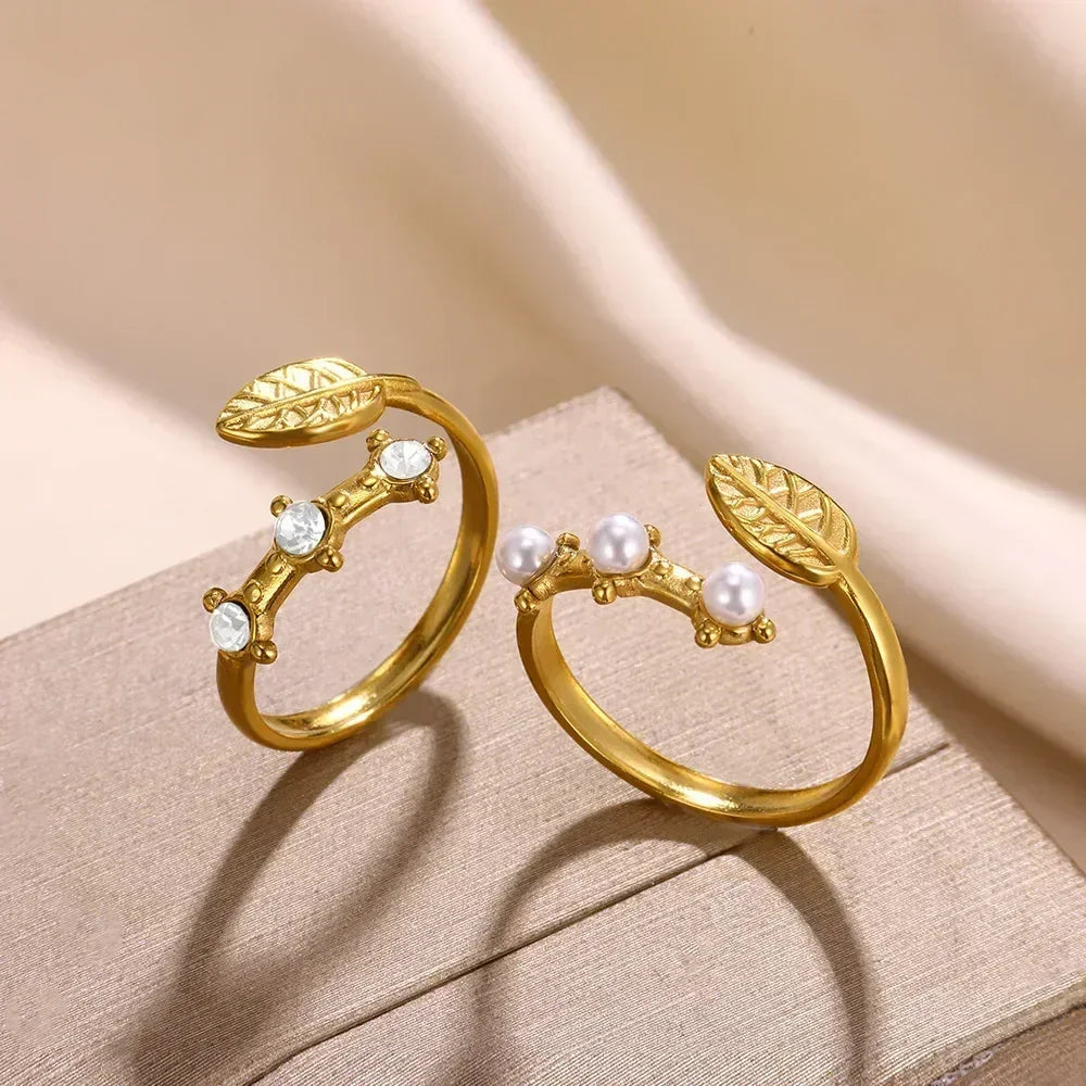 Stainless Steel Flower Rings