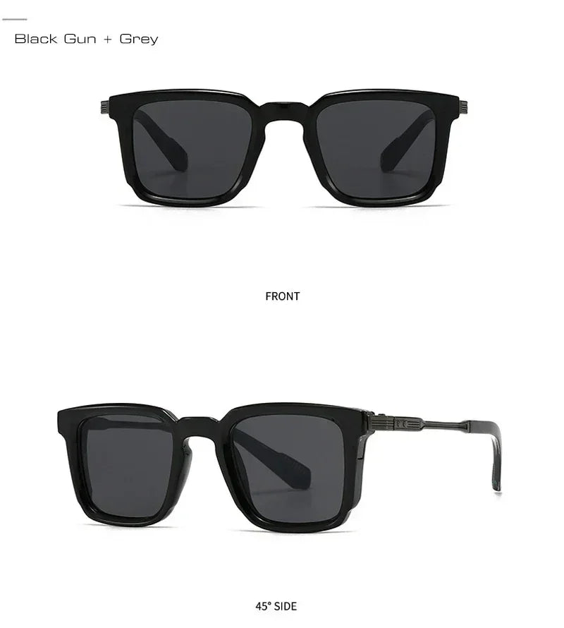 Luxury Sunglasses Retro Rivets