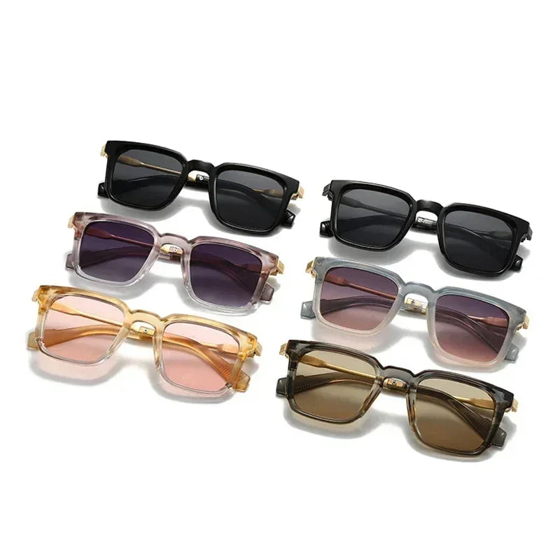 Luxury Sunglasses Retro Rivets