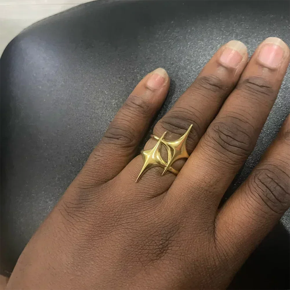 Stainless Steel Flower Rings