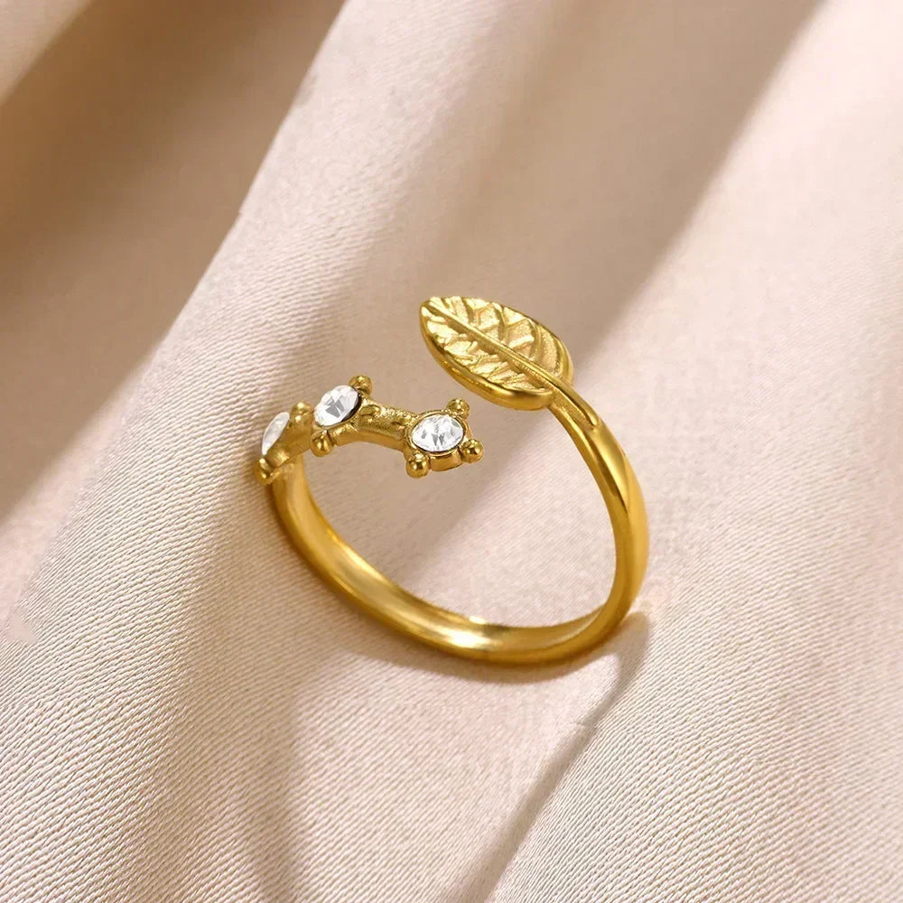 Stainless Steel Flower Rings