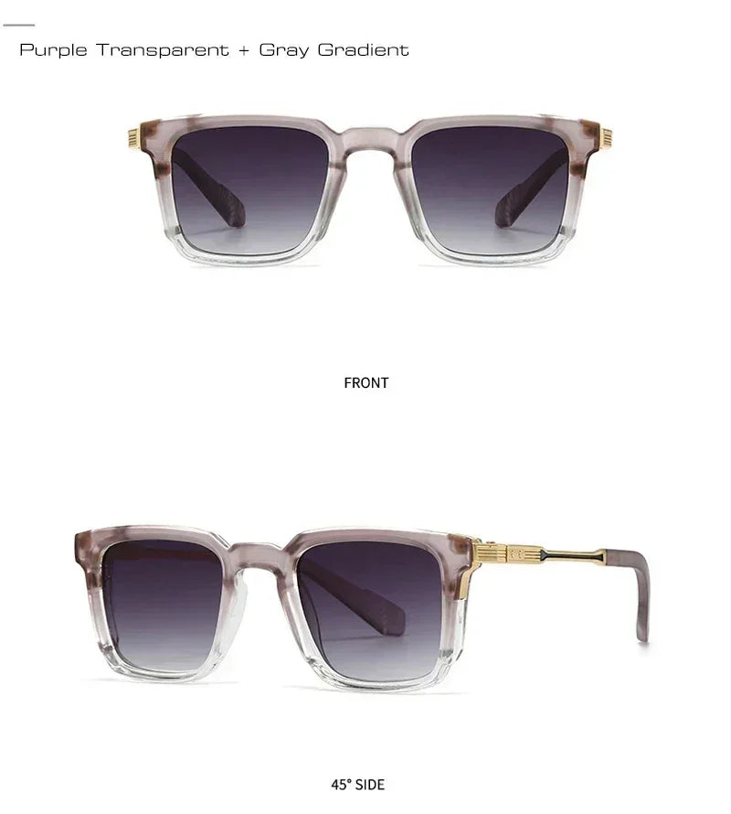 Luxury Sunglasses Retro Rivets