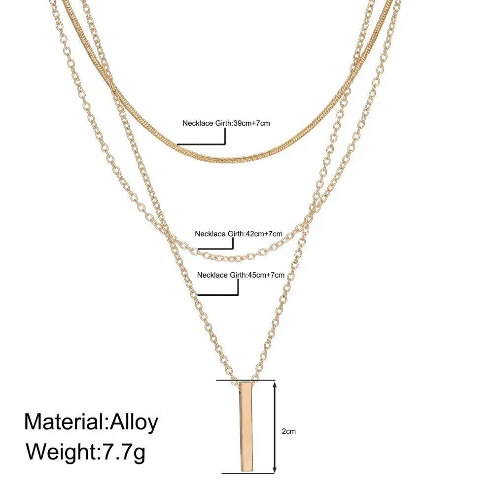Gold Charm Necklace
