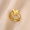 Stainless Steel Flower Rings