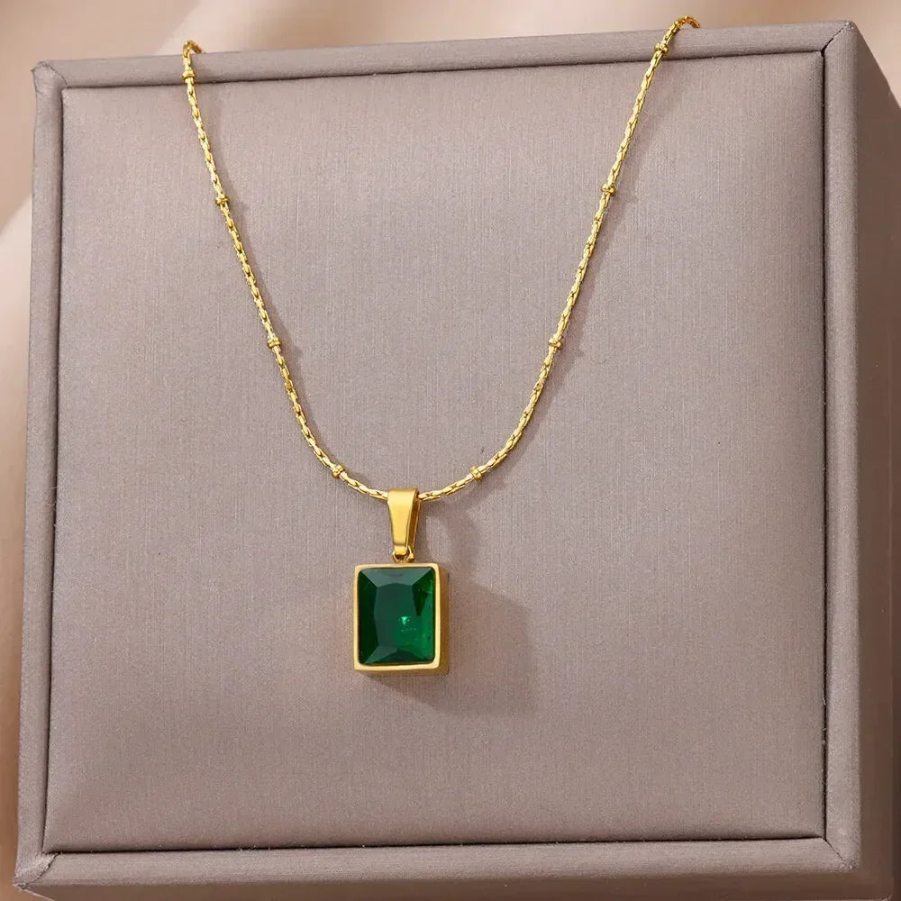 Stainless Steel Multilayer Heart Necklace