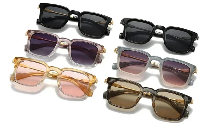Luxury Sunglasses Retro Rivets