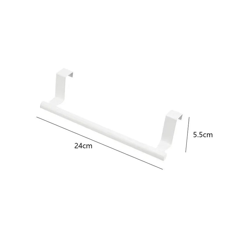 Non Perforated Stainless Steel Towel Rack, Towel Pole, Bathroom Single Pole Towel Rack, Cabinet Door Pendant, Storage Rack