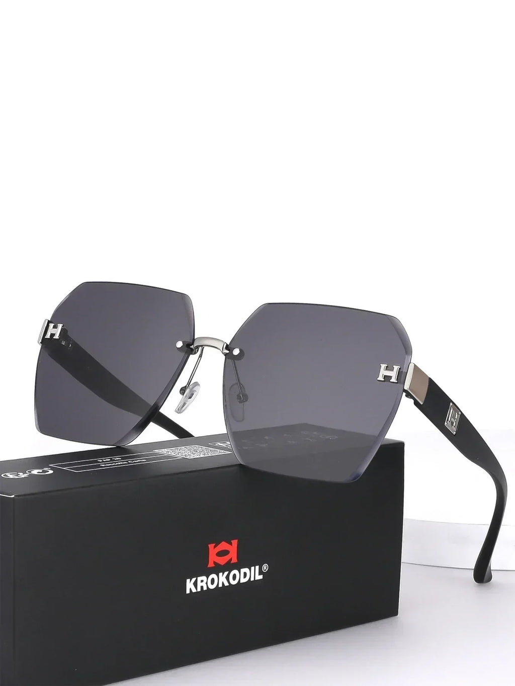 Retro Square Big Frame Eyewear