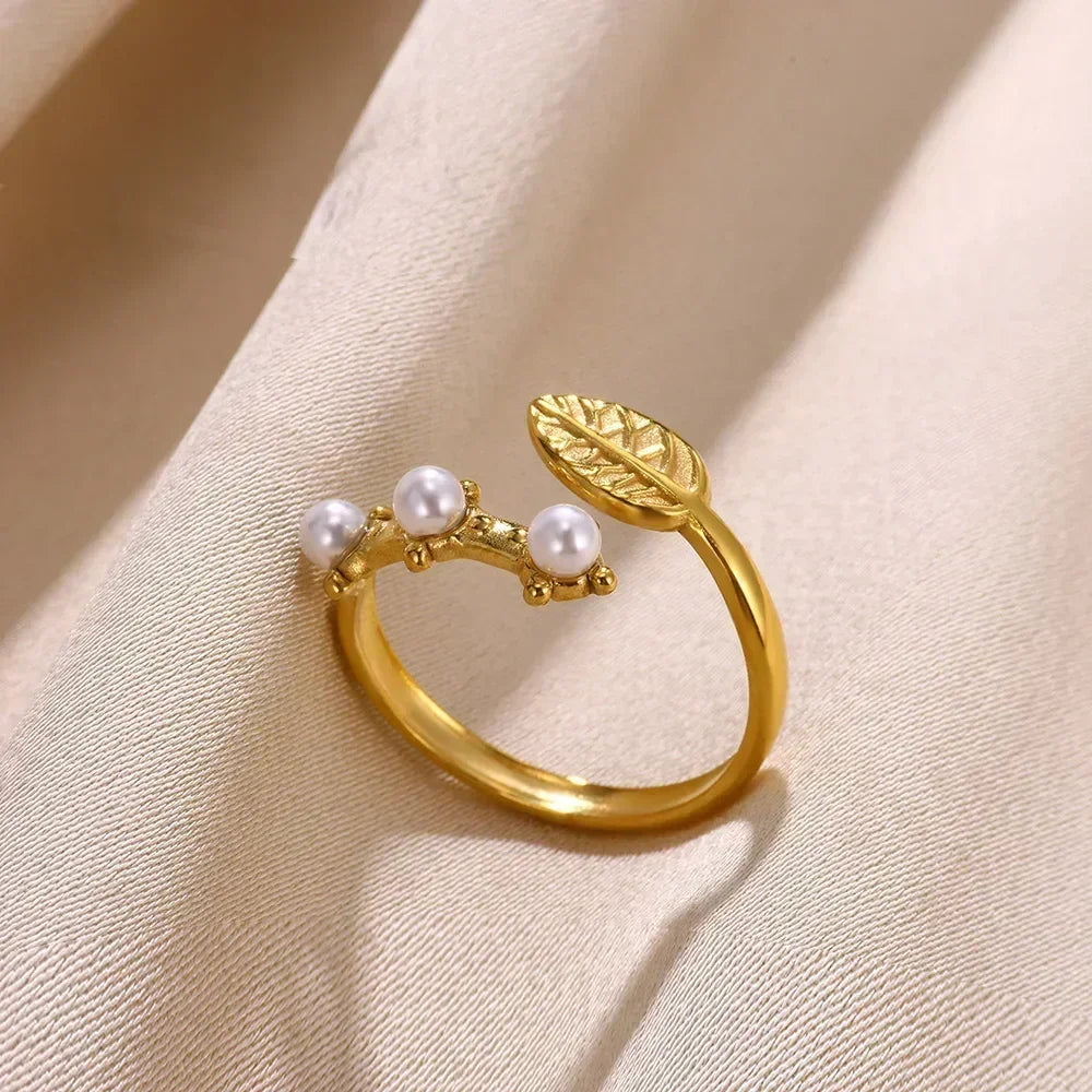 Stainless Steel Flower Rings