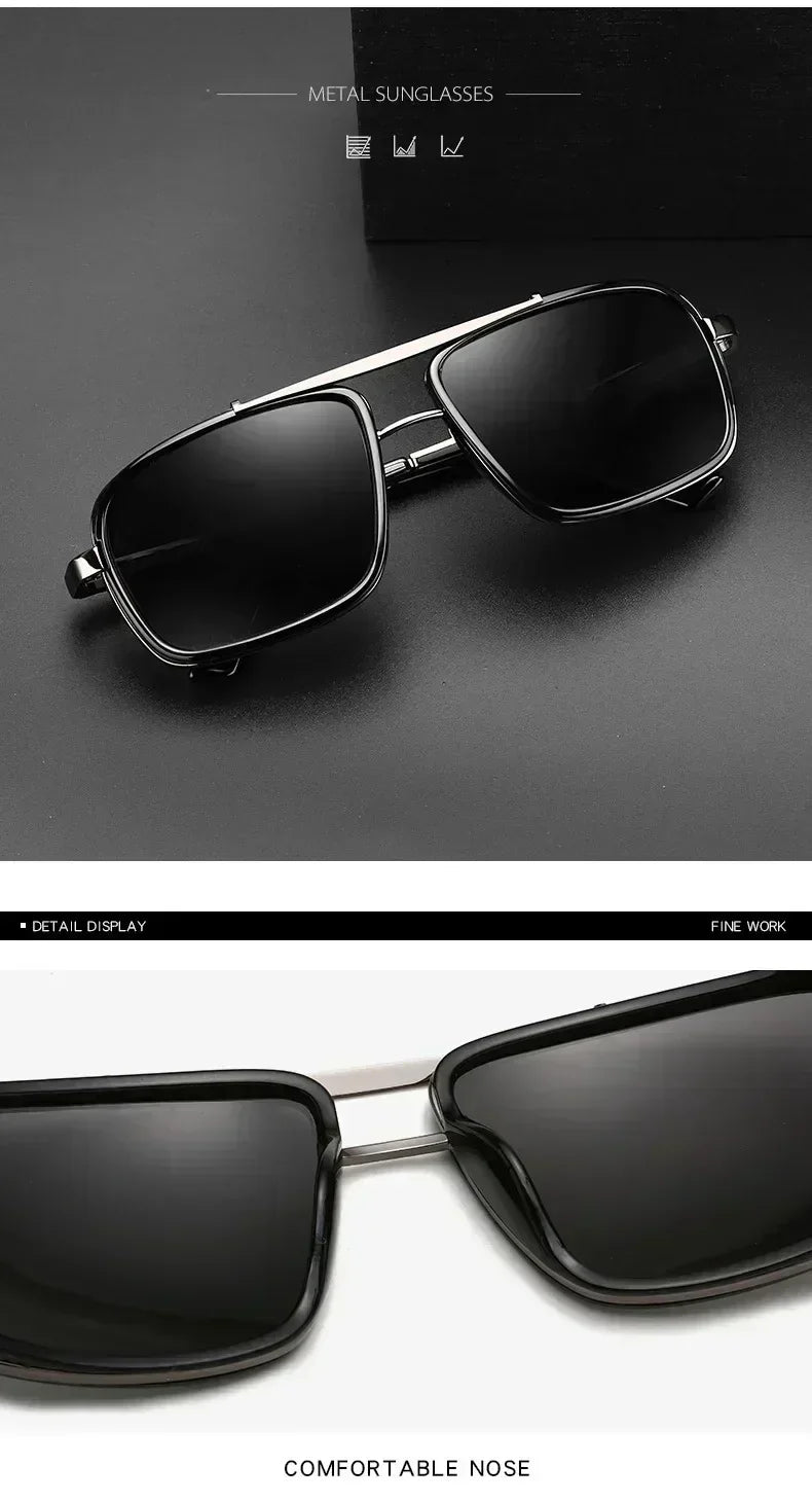 Twin-beam Aviator Sunglasses