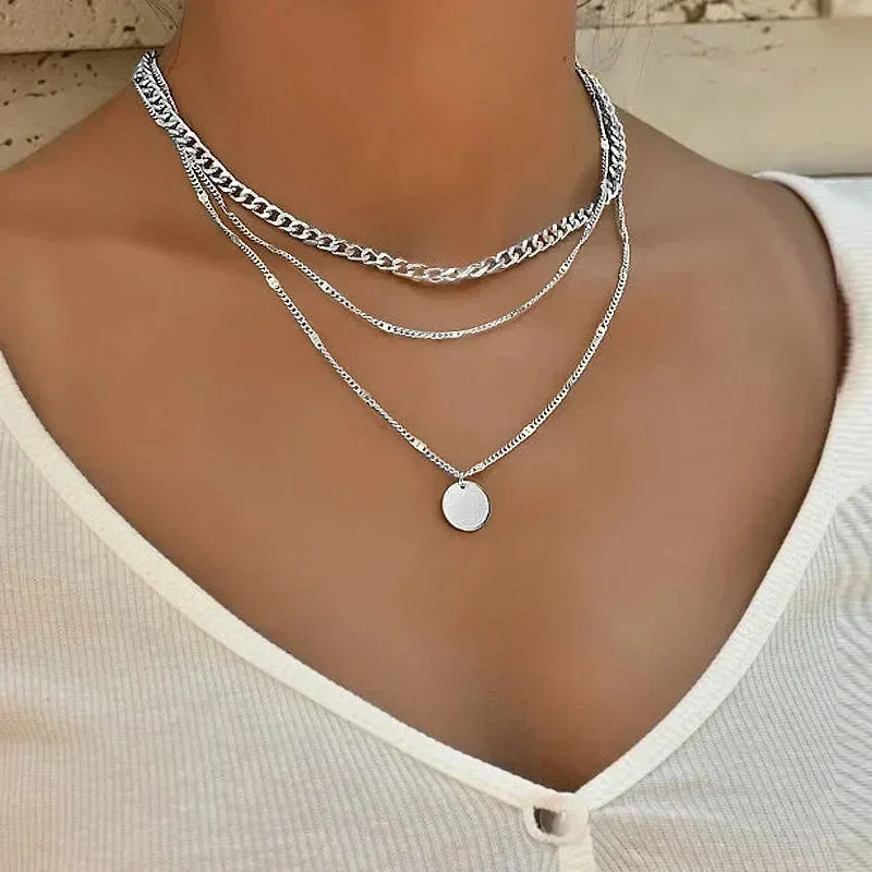 Multilayer Pendant Necklace