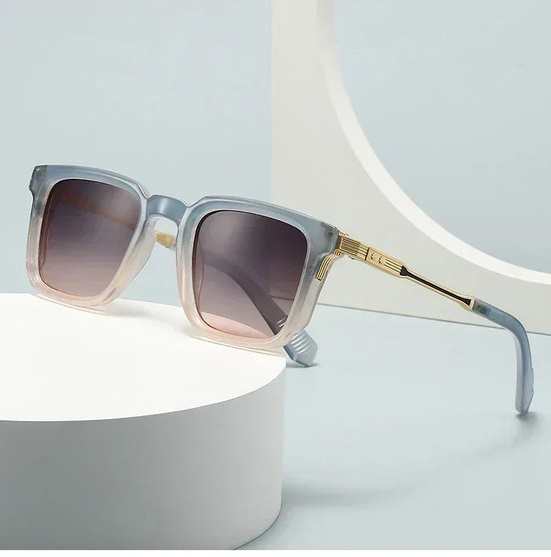 Luxury Sunglasses Retro Rivets