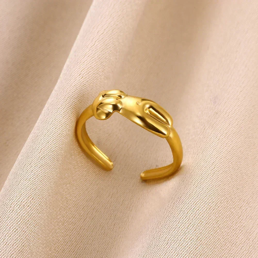 Stainless Steel Flower Rings