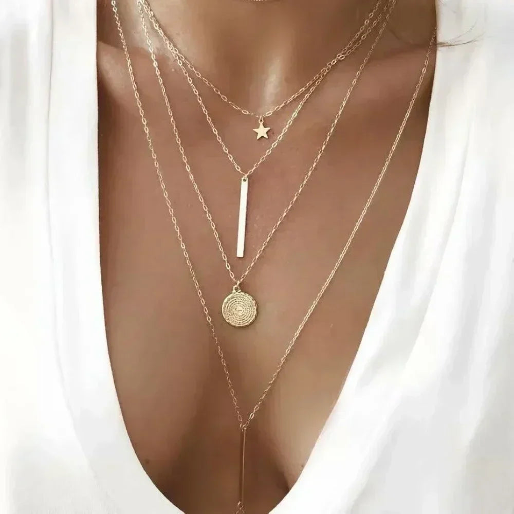 Gold Charm Necklace