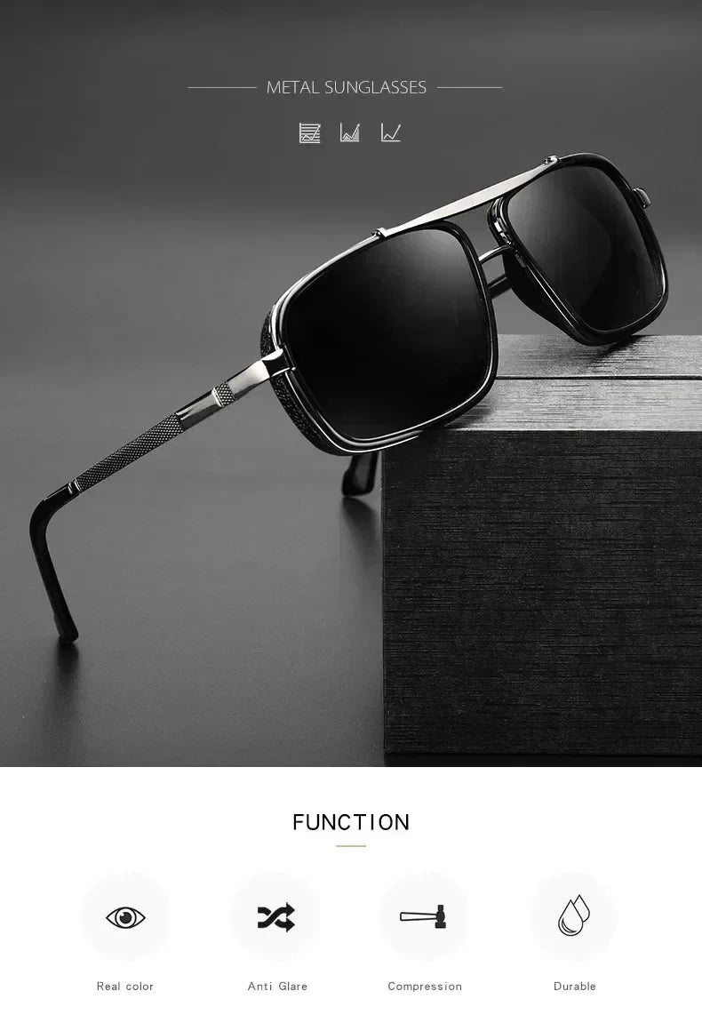 Twin-beam Aviator Sunglasses