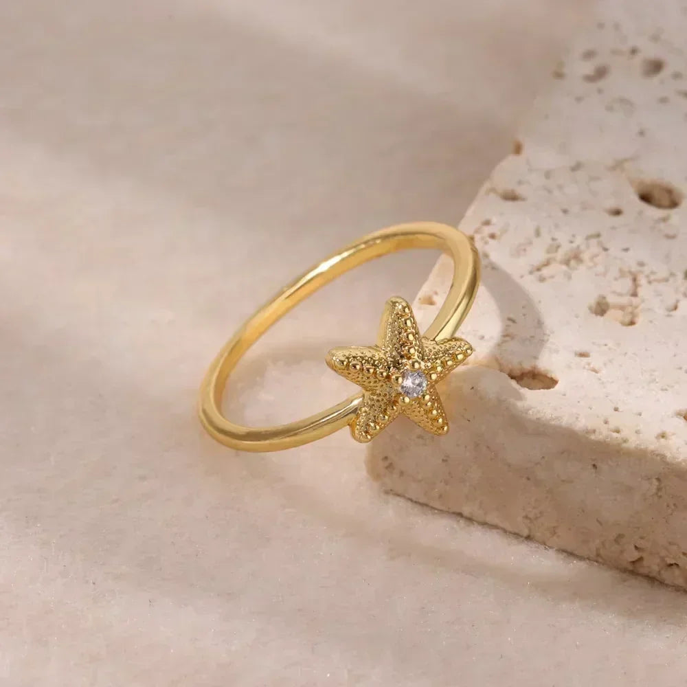 Stainless Steel Flower Rings