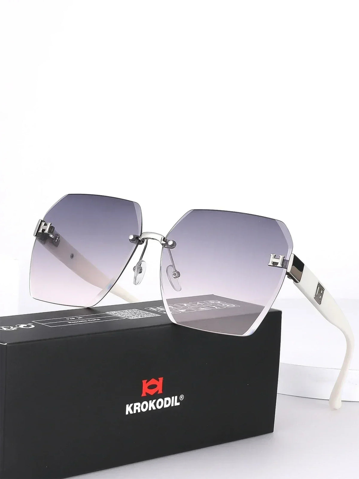 Retro Square Big Frame Eyewear