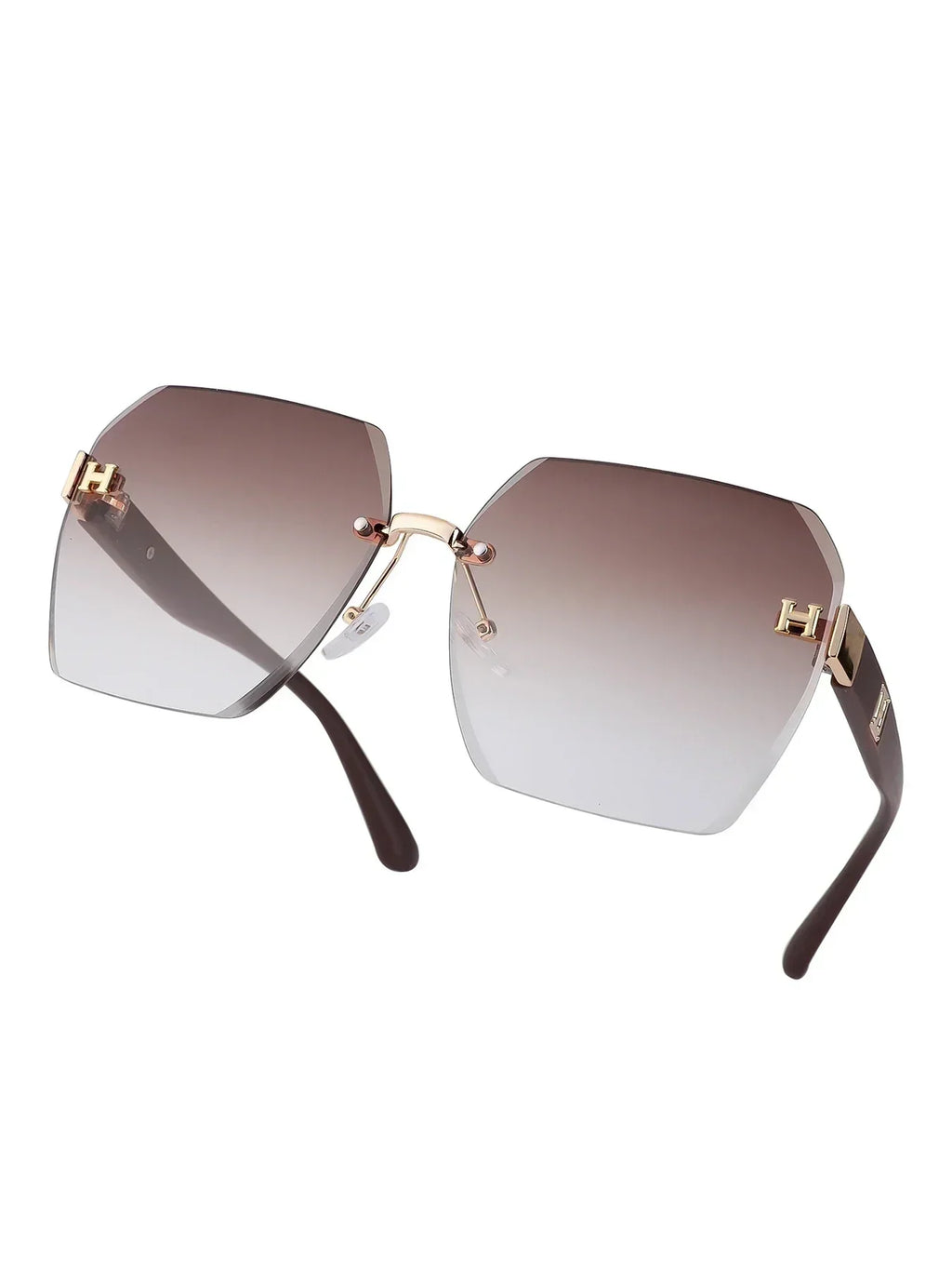 Retro Square Big Frame Eyewear