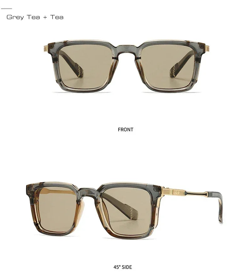 Luxury Sunglasses Retro Rivets