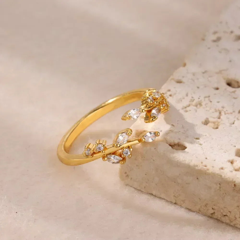 Stainless Steel Flower Rings