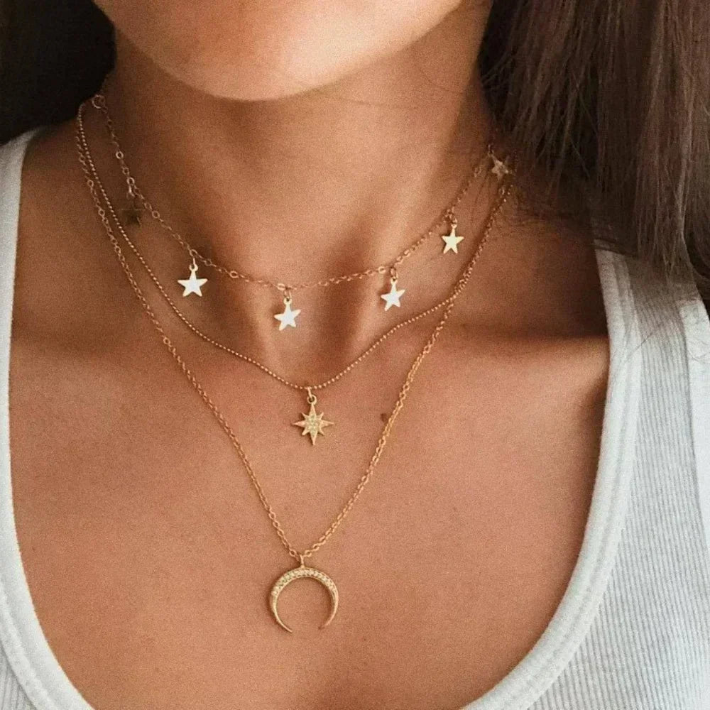 Gold Charm Necklace