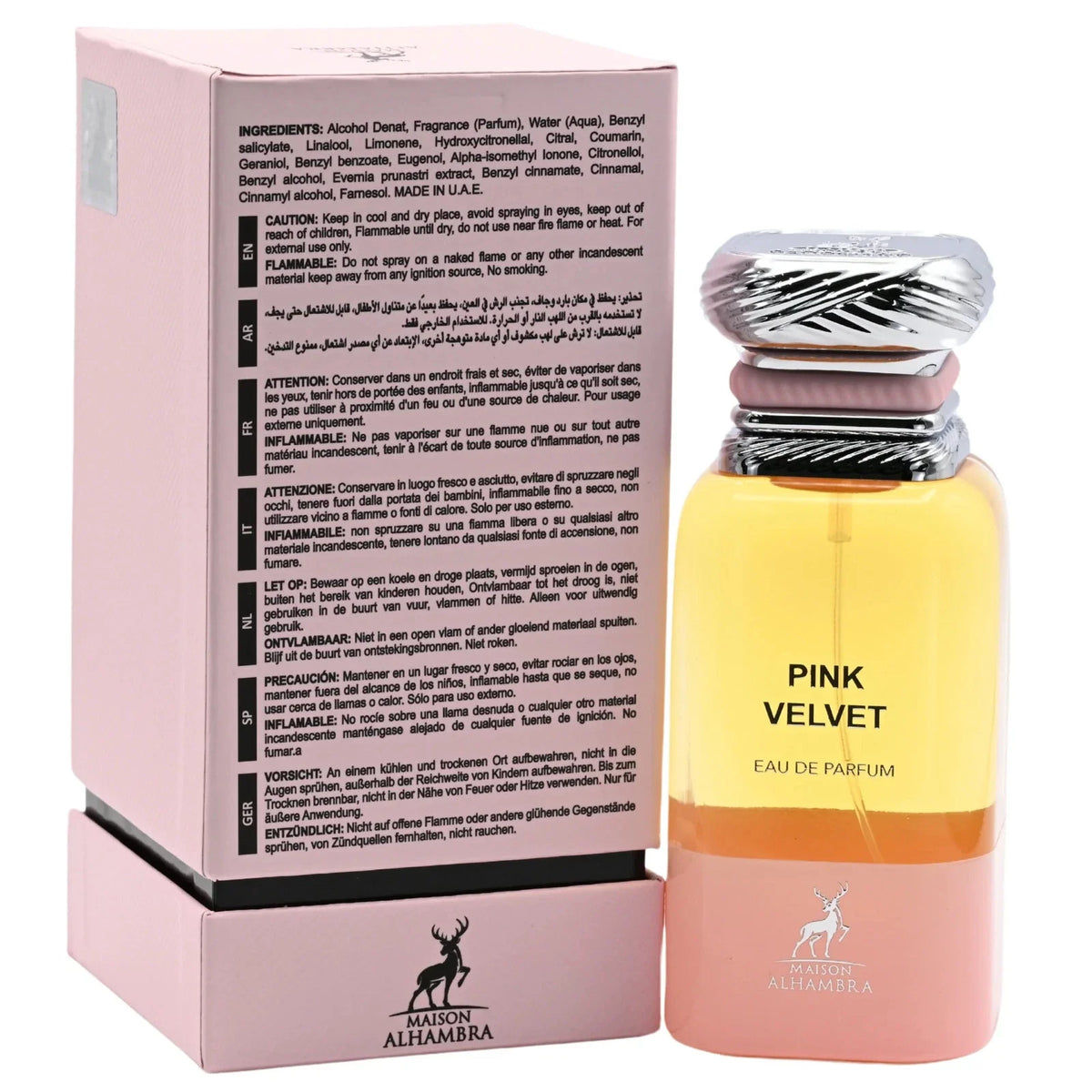Pink Velvet by Maison Alhambra Perfume for Women EDP 2.7 oz