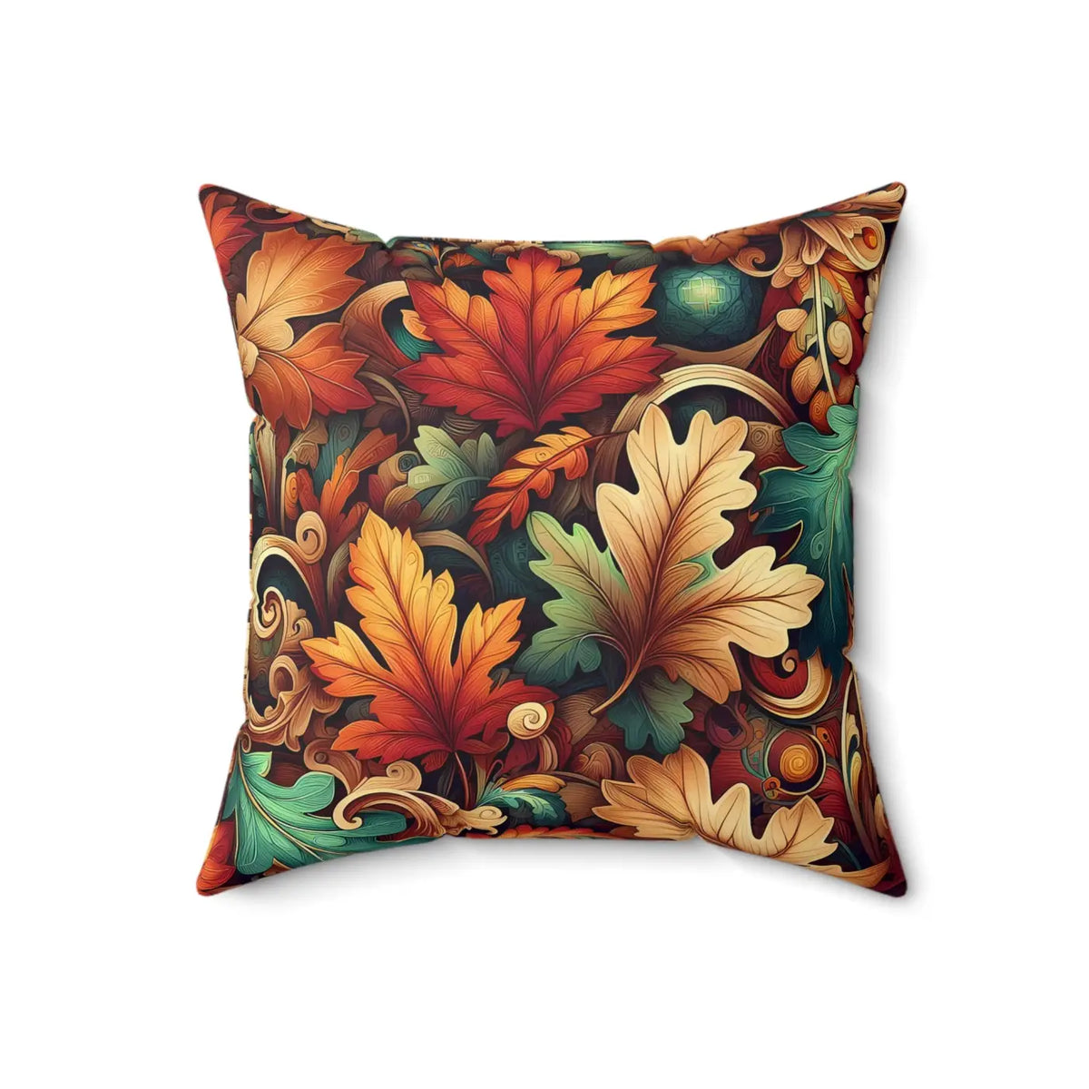 DipaliZ Autumn Leaves Throw Pillow Double Sided Polyester