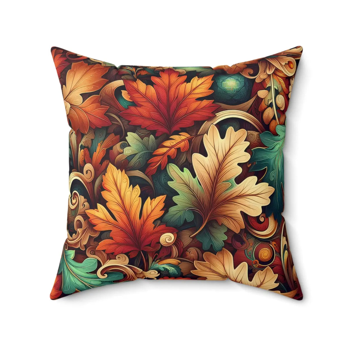 DipaliZ Autumn Leaves Throw Pillow Double Sided Polyester