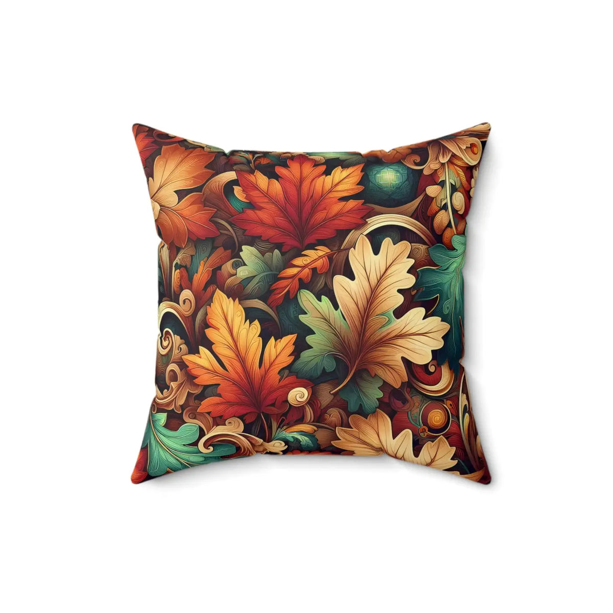 DipaliZ Autumn Leaves Throw Pillow Double Sided Polyester