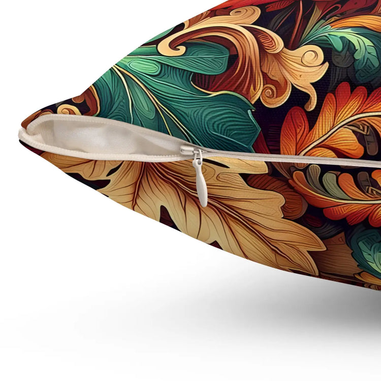 DipaliZ Autumn Leaves Throw Pillow Double Sided Polyester