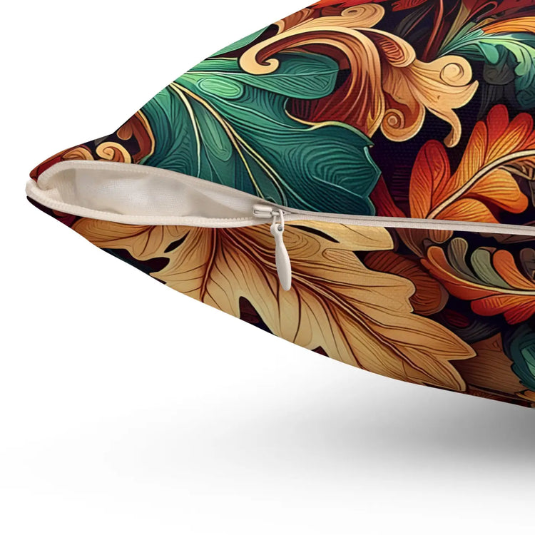 DipaliZ Autumn Leaves Throw Pillow Double Sided Polyester