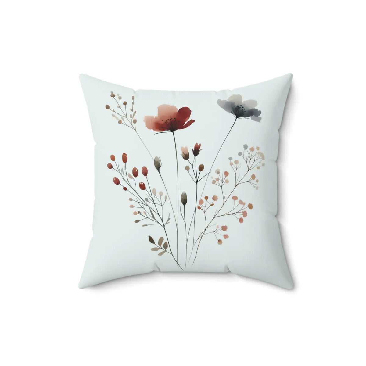 DipaliZ Botanical Floral Square Throw Pillow Decor