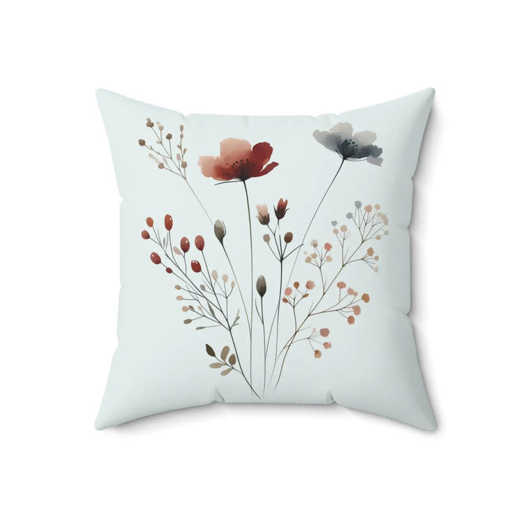 DipaliZ Botanical Floral Square Throw Pillow Decor