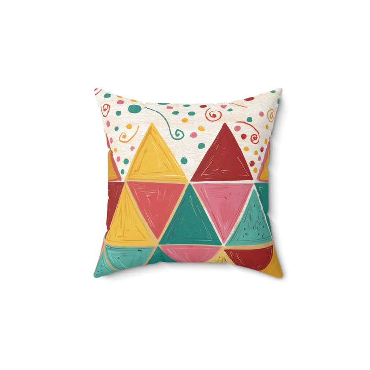 DipaliZ Bright Triangle Room Accents Pillows Polyester