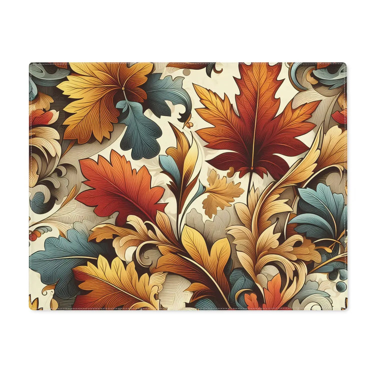 DipaliZ Leaves Decor Placemats Cotton Fall Leaves Decor