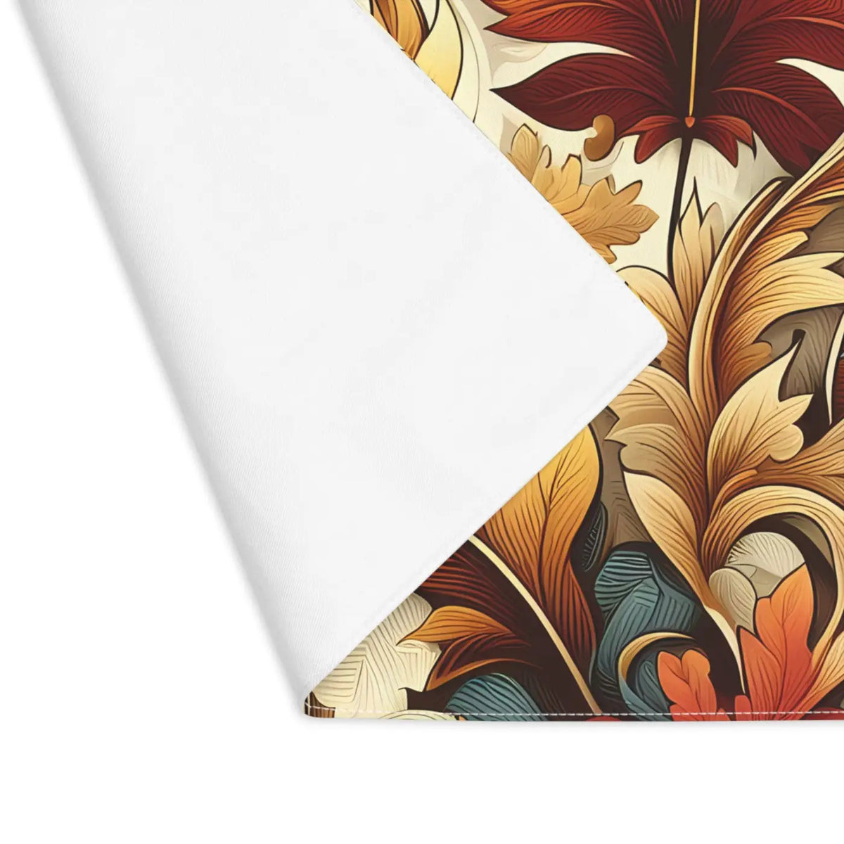 DipaliZ Leaves Decor Placemats Cotton Fall Leaves Decor