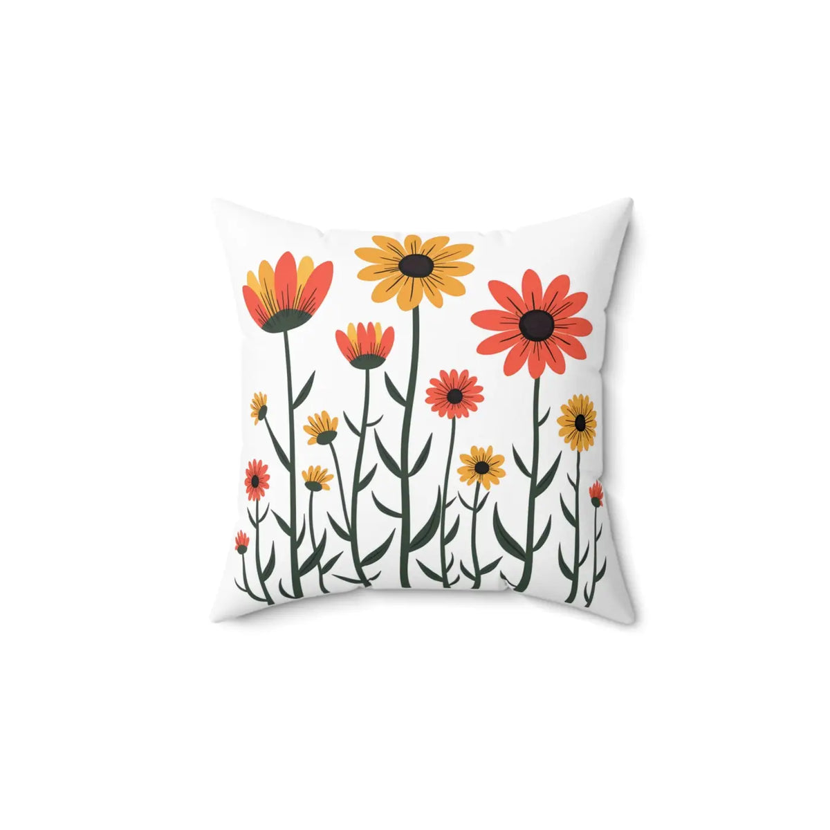 DipaliZ Floral Garden Throw Pillow Cozy Living Spaces