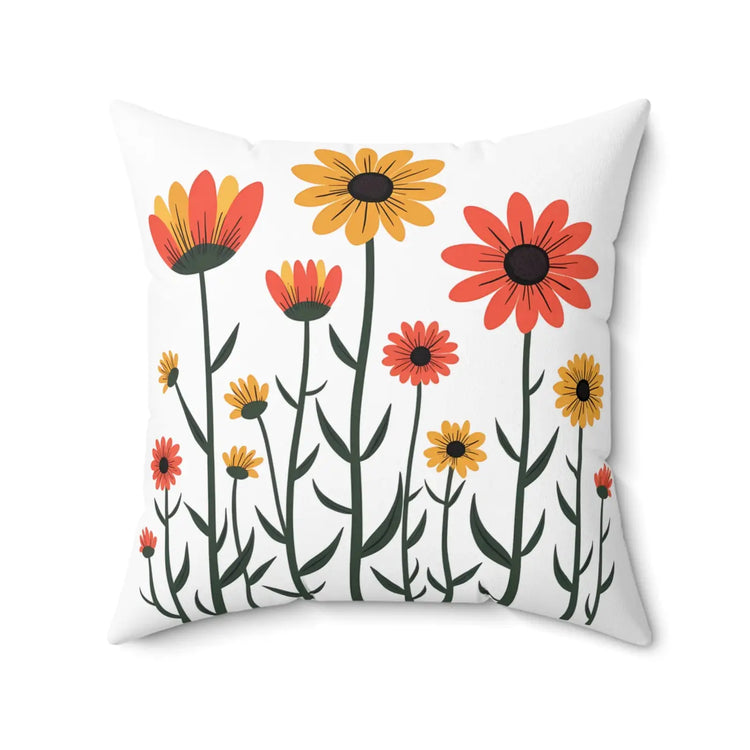 DipaliZ Floral Garden Throw Pillow Cozy Living Spaces