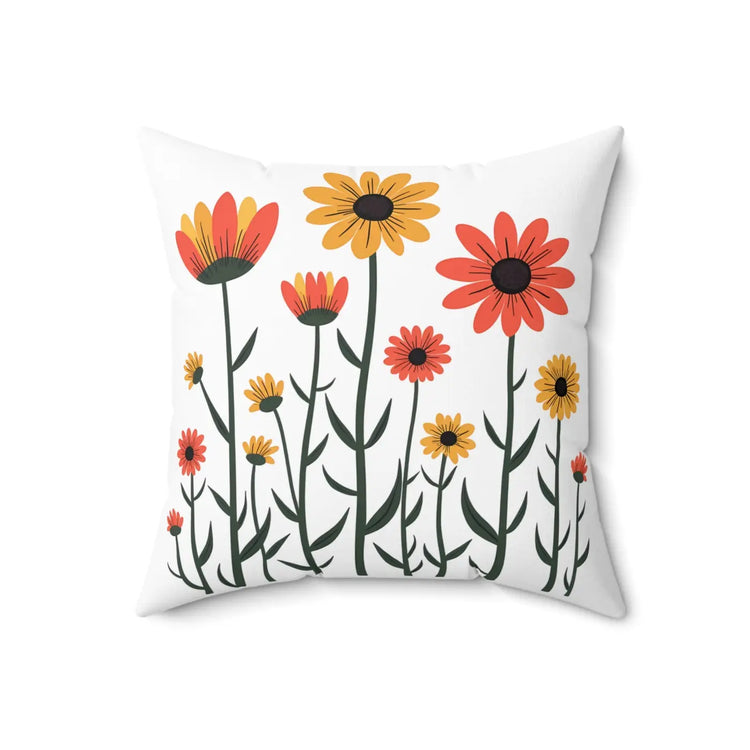 DipaliZ Floral Garden Throw Pillow Cozy Living Spaces