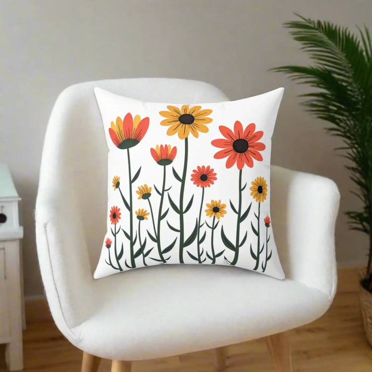 DipaliZ Floral Garden Throw Pillow Cozy Living Spaces