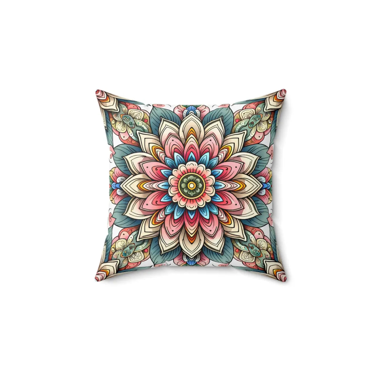 DipaliZ Day Spa Retreat Indoor Throw Pillow Polyester AOP